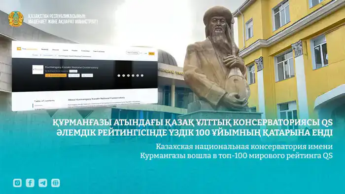 Казахская национальная консерватория имени Курмангазы: музыкальный маяк в мировом океане QS Шымкенте