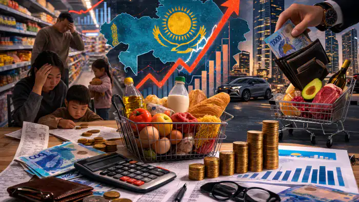 Казахстанцы страдают от растущего неравенства и инфляции: как 12,2% годовой инфляции усугубляют финансовые трудности населения
