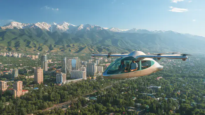 Беспилотные аэротакси в Казахстане: всего 10 минут от аэропорта Алматы до Медео