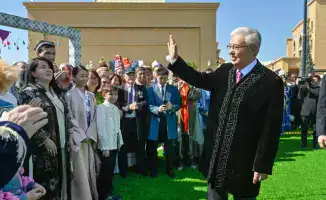 Президент на празднике Наурыз в Алматы