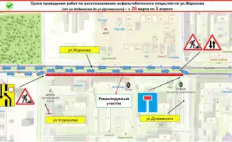 Алматы: ул. Жарокова вновь обретет асфальтовую оболочку после реконструкции тепловых сетей