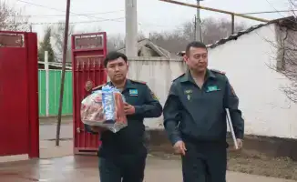 ВОЕННОСЛУЖАЩИЕ ТУРКЕСТАНСКОЙ ОБЛАСТИ ПОЗДРАВИЛИ ВЕТЕРАНА ВОВ С ДНЕМ БЛАГОДАРНОСТИ