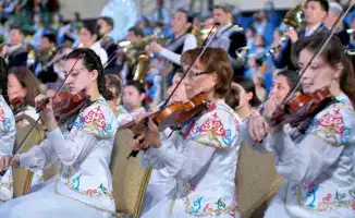 Кюй «Шернияз» и песня «Наурыз» прозвучали в исполнении 5 тысяч музыкантов в Астане