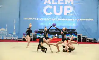 В Астане стартовал международный турнир по художественной гимнастике ALEM CUP для детей от 4 до 15 лет
