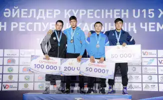 Золото Абайской земли: триумф борцов на чемпионате Казахстана