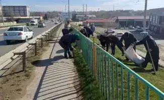 ТУРКЕСТАН: В САРЫАГАШЕ ПРОШЕЛ ОБЩЕНАЦИОНАЛЬНЫЙ СУББОТНИК