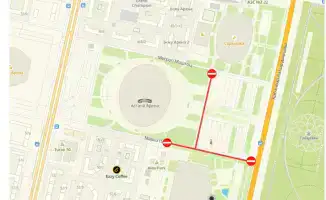 Ограничение движения у «Астана Арены» на Наурыз