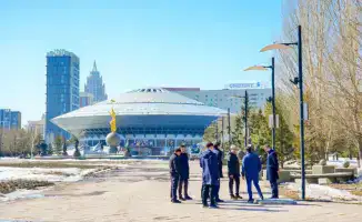 Масштабные работы по санитарной очистке Астаны после зимы