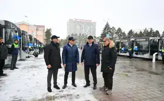 В Семее поступили 32 новых автобуса в парк общественного транспорта