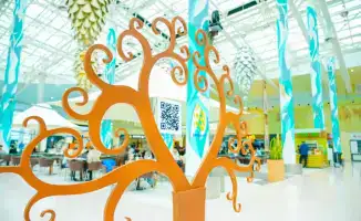 В Астане установили уникальное 'Дерево желаний' с мечтами детей