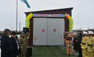 Акбулак: новая крепость безопасности с открытием 163-го пункта пожаротушения «Ауыл құтқарушылары»