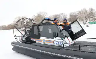 Спасатели Павлодара отработали спасение рыбака