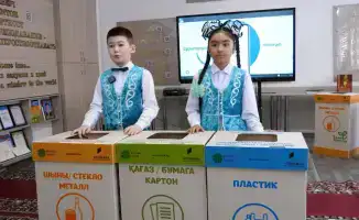 Улытау: экобоксы в школах — сортируем будущее!