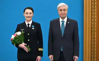 Сотрудницы МЧС Казахстана награждены государственными наградами в канун Международного женского дня