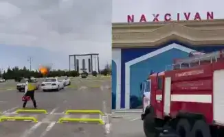 Дрон, запущенный из Ирана, упал на территорию аэропорта в Азербайджане