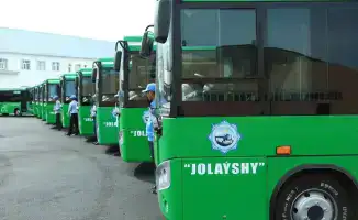 Бесплатный проезд в общественном транспорте в Туркестанской области в день республиканского референдума