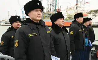 Экипажи кораблей Военно-морских сил успешно завершили курсовую задачу К-1 в Актау