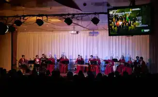 Сольный концерт ансамбля Astana sazy в Қазақконцерт с программой Аспаптар шеруі