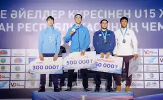 Чемпионат Казахстана по греко-римской борьбе Астана медали U23