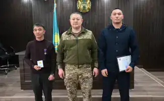 Сержант Ергали Кенжебаев спас людей из горящего заведения «Dr. Watson»