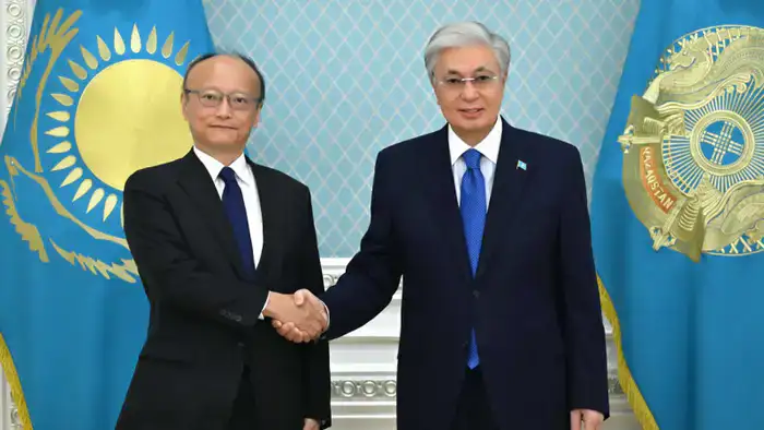 Касым-Жомарт Токаев поздравил Масато Канду с первой годовщиной на посту президента Азиатского банка развития
