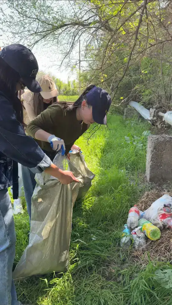 Активная позиция молодежи Шымкента в улучшении экологической ситуации города