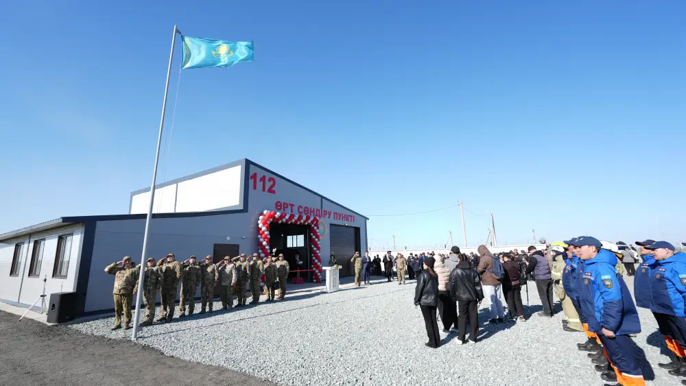 В Карасоре открыт 168-й пост «Ауыл құтқарушылары» для оперативной противопожарной защиты