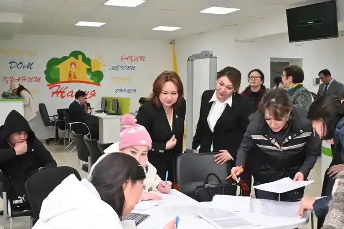 Снежанна Имашева посетила Центр в Астане Шымкенте