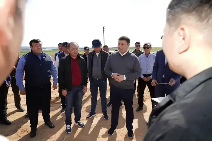 ТУРКЕСТАН: В САРЫАГАШЕ АКТИВНЫМИ ТЕМПАМИ ИДЕТ СТРОИТЕЛЬСТВО ИНДУСТРИАЛЬНОГО ПАРКА (5)