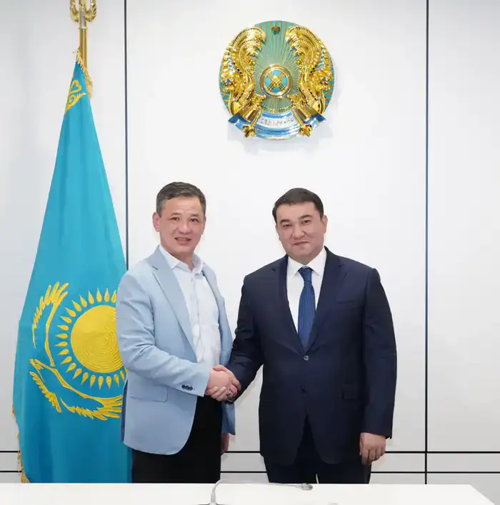 НУРАЛХАН КУШЕРОВ ВСТРЕТИЛСЯ С ИЗВЕСТНЫМ ПРЕДПРИНИМАТЕЛЕМ, УЧРЕДИТЕЛЕМ ХОЛДИНГА «KUSTO GROUP» КАНАТОМ КОПБАЕВЫМ (4)