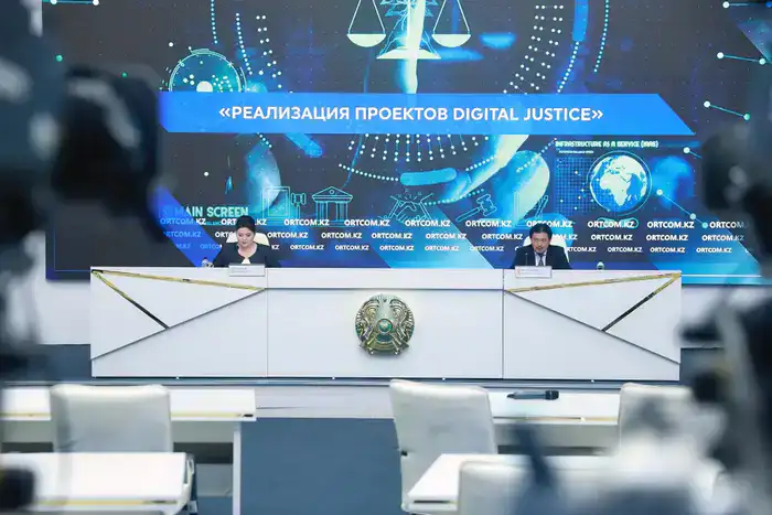 Вице-министр юстиции Республики Казахстан Бекболат Молдабеков провёл брифинг для представителей средств массовой информации в Службе центральных коммуникаций при Президенте (2)