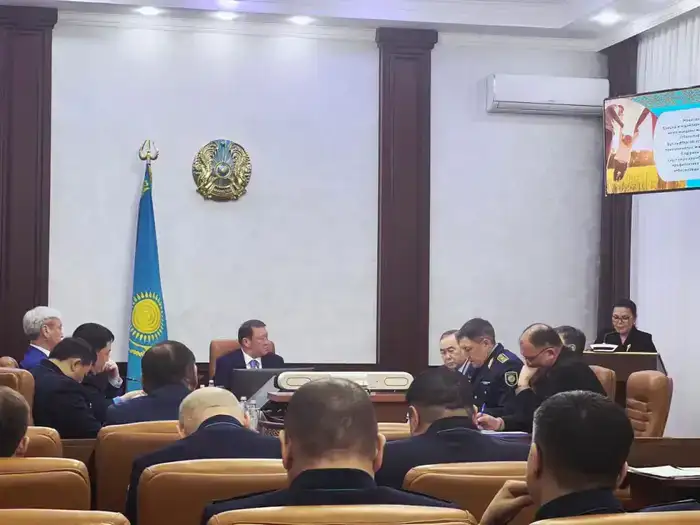 Заседание Межведомственной комиссии по профилактике правонарушений в Костанайской области