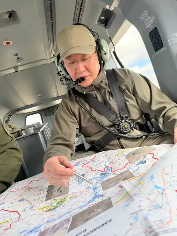 Аким области Асаин Байханов оценил работы по восстановлению водоемов в Баянаульском районе