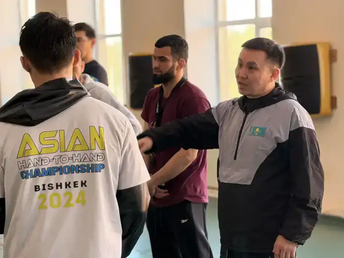 Тренировочные сборы МЧС Казахстана перед чемпионатом по рукопашному бою в Караганде