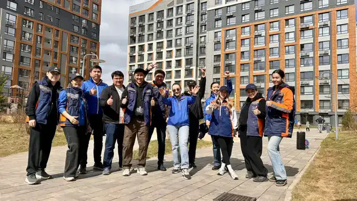 BI Group присоединился к акции «Таза Қазақстан»: сотрудники компании вышли на уборку Астаны (2)