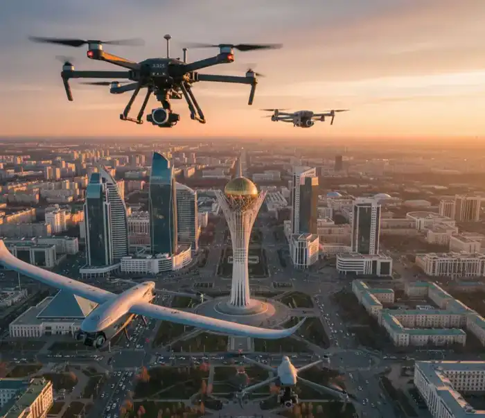 «Дrones in the Sky: Balancing Inspiration and Security Over Astana»