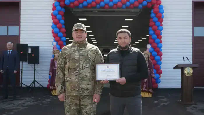 Впервые в истории независимости в посёлке Жайрем открыто универсальное спасательное подразделение (4)