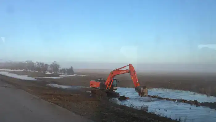 Плотина «Шоптыколь» в Коргалжынском районе находится под контролем (2)