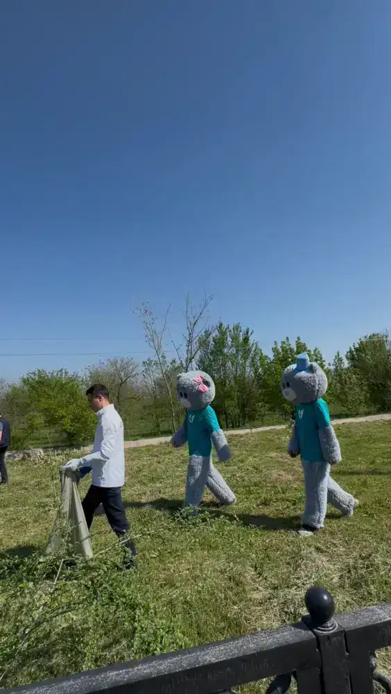 МОЛОДЁЖЬ ШЫМКЕНТА ПРИНЯЛА УЧАСТИЕ В ЭКОЛОГИЧЕСКОЙ АКЦИИ «ТАЗА КАЗАХСТАН» (2)