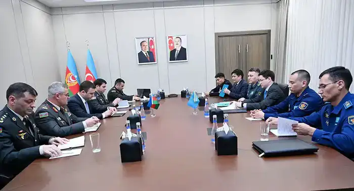 Визит заместителя министра обороны Казахстана по цифровизации в Азербайджан