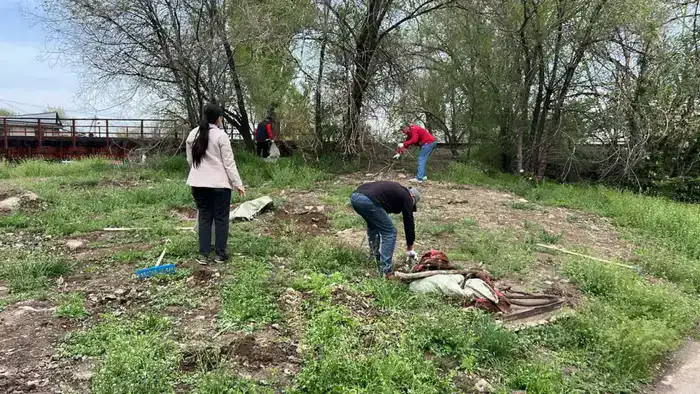 Сотрудники Eco Almaty вывезли свыше 25 кубометров мусора в ходе субботника в Алматы