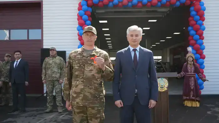 Впервые в истории независимости в посёлке Жайрем открыто универсальное спасательное подразделение (10)