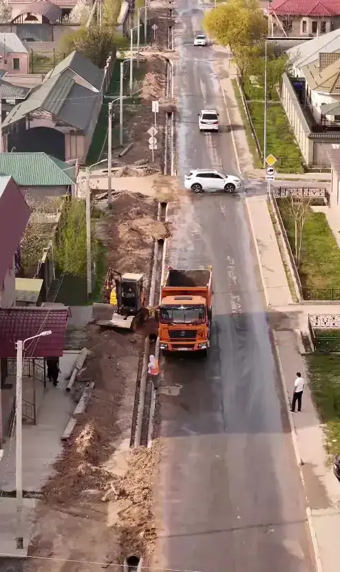 Восстановление дорожного покрытия на 10 улицах микрорайона Нуртас