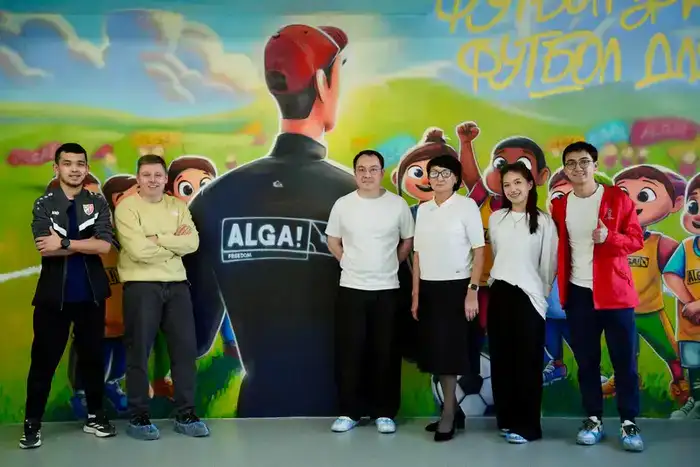 Как ALGA! меняет школы: в Карагандинской области обновили спортзал лицея (3)