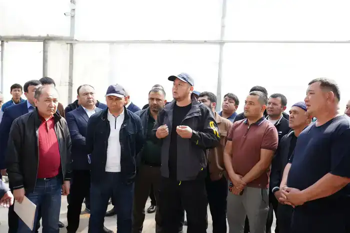 В ТУРКЕСТАНСКОЙ ОБЛАСТИ ВНЕДРЯЮТСЯ ЭКОЛОГИЧЕСКИ ЭФФЕКТИВНЫЕ СПОСОБЫ ОТОПЛЕНИЯ ТЕПЛИЦ (9)