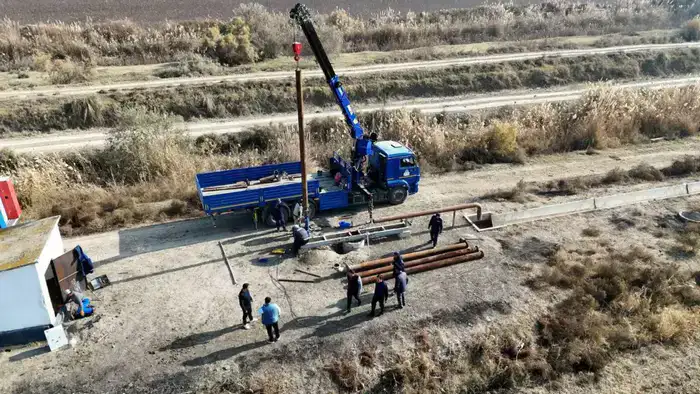 Строительно-монтажные работы по восстановлению 512 скважин вертикального дренажа завершаются в Туркестанской области (4)