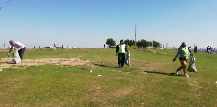 АЛЬ-ФАРАБИЙСКИЙ РАЙОН ПРИНЯЛ УЧАСТИЕ В АКЦИИ «ТАЗА КАЗАХСТАН» (3)