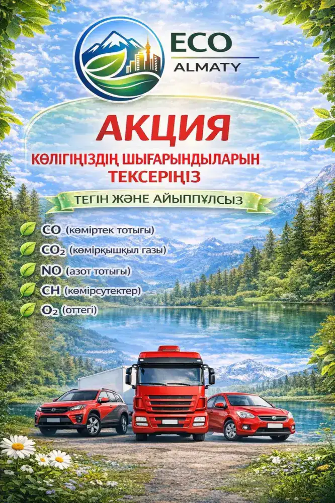 В Алматы пройдет акция «Проверь свой автомобиль на выбросы» (2)