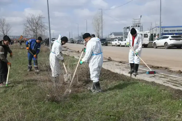 Крупные предприятия Индустриального парка №1 присоединились к акции «Таза Қазақстан» (6)