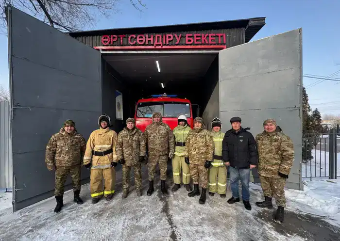 Добровольные пункты пожаротушения «Ауыл құтқарушылары» на защите сел Алматинской области (7)